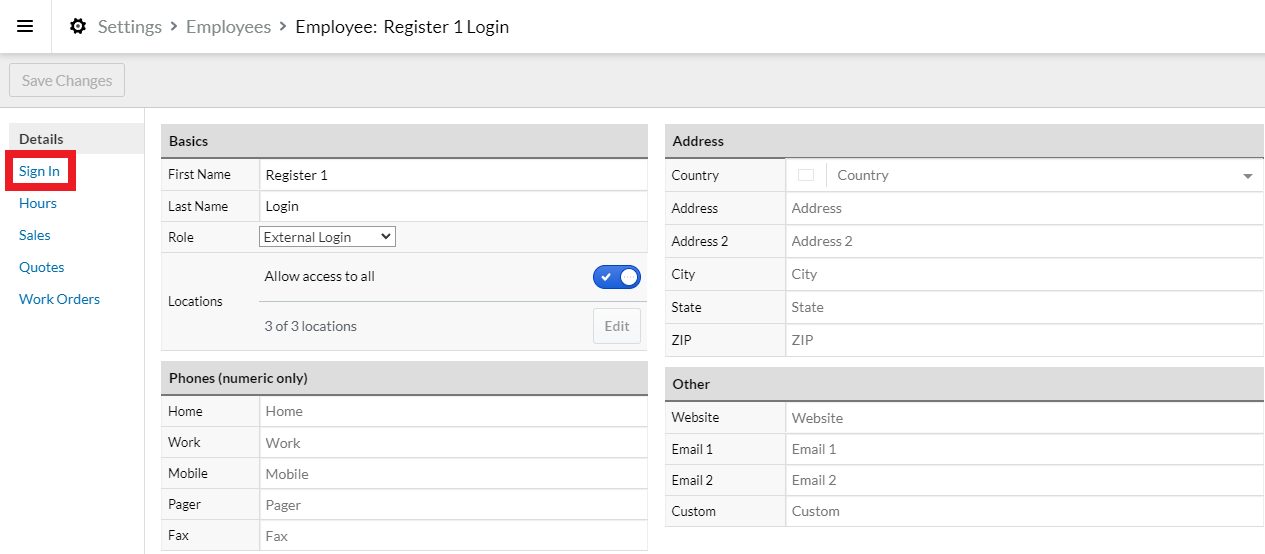 Lightspeed Retail POS External Login and How It Is Used Individual