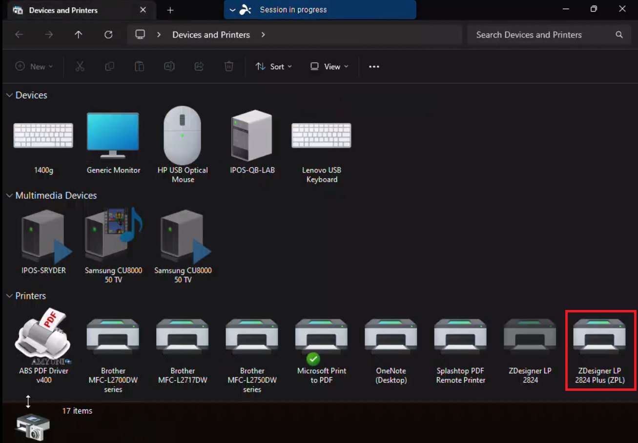 How to print labels in Lightspeed Retail (X-Series) using a LP 2824 ...