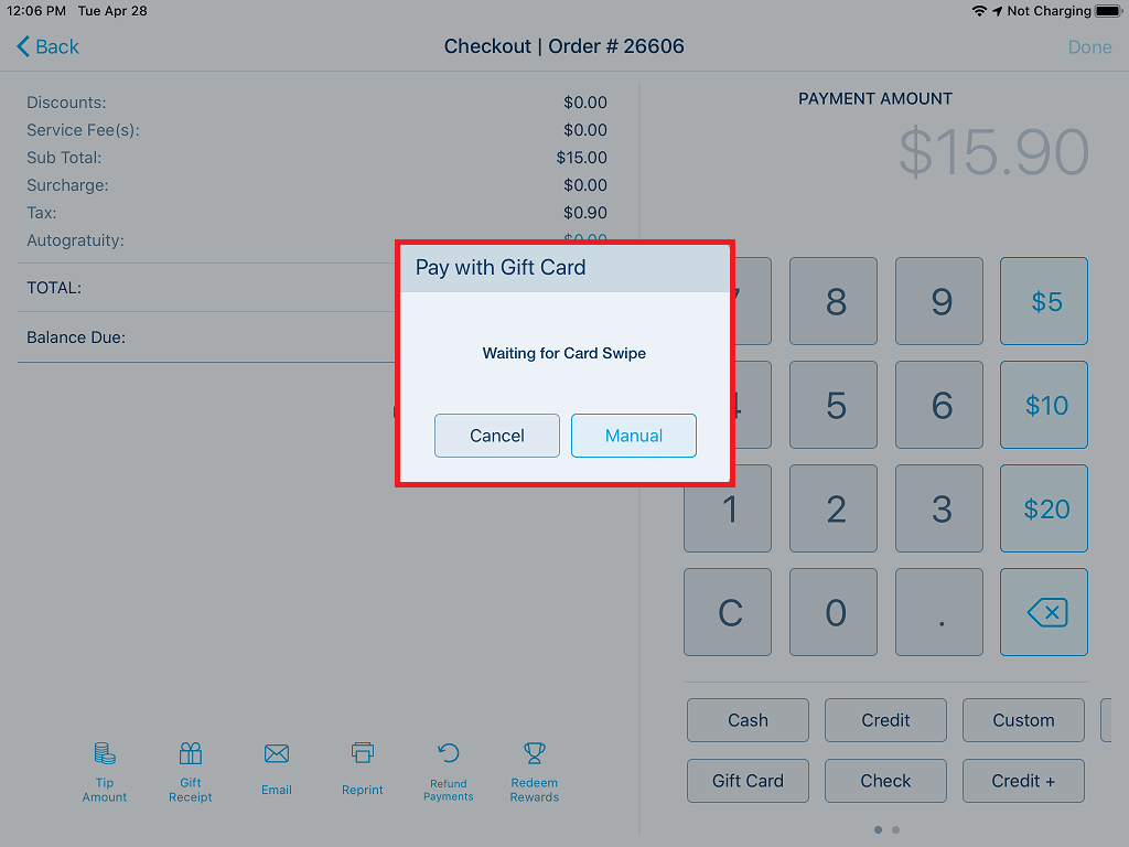 Gift Cards Within Revel Pos Individual Point Of Sale