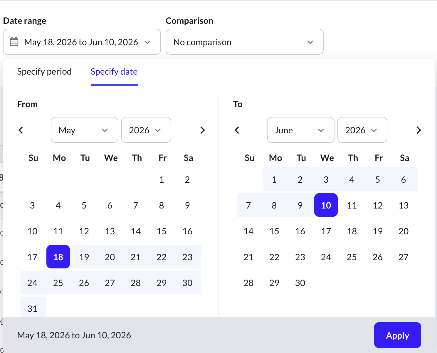 Reports - Date Range - Specify date.png